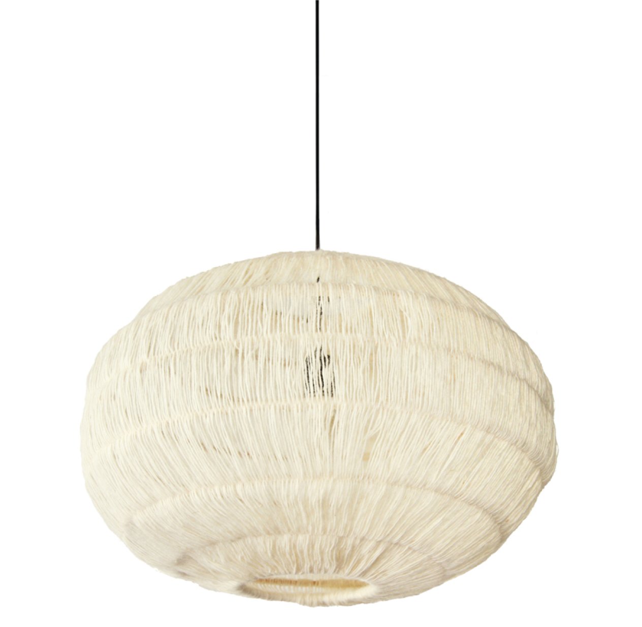 Suspension en laine - Ecru